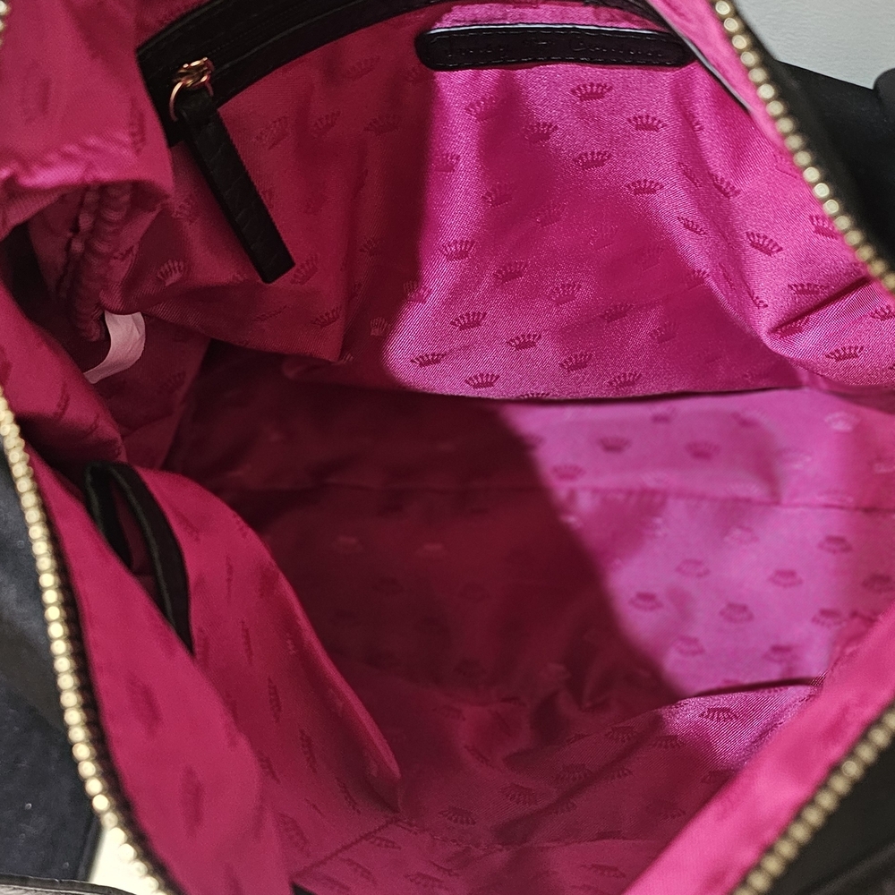 Juicy Couture Black And Gold Shoulder Bag View 5
